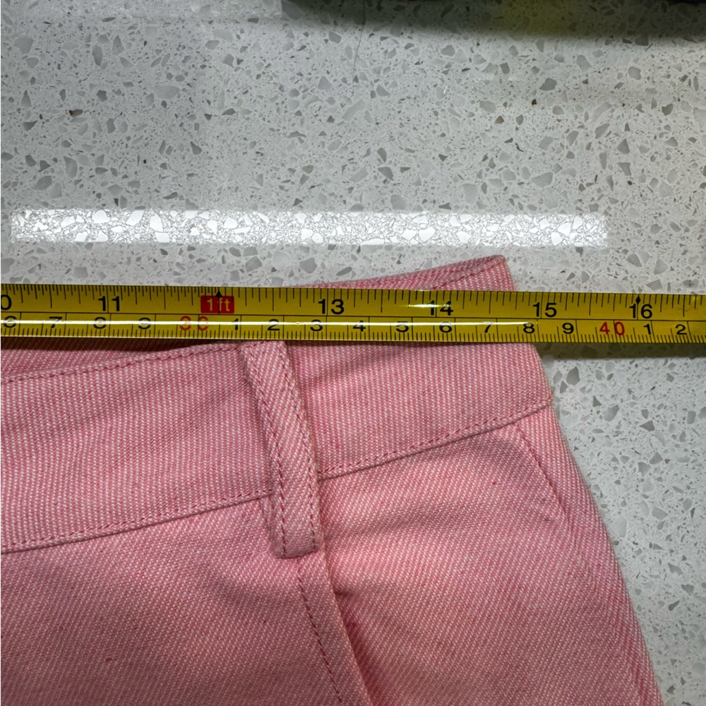 Lina - Pink wide Leg Bow Jeans size Medium - Picture 13 of 15
